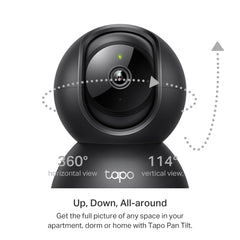 TP LINK TAPO C211 PAN/TILT 2K MOTION DETECTION AND TRACKING SMART SECURITY CAMERA