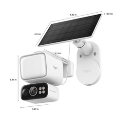 TP LINK TAPO C615F KIT 2K SOLAR POWERED FLOODLIGHT PAN/TILT SMART SECURITY CAMERA