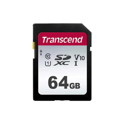 TRANSCEND 64GB UHS-I SD 300S V10 TS64GSDC300S MEMORY CARD MICRO SD