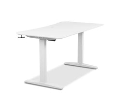 TTRACING TITUS X SMART DESK WHITE TOP (HOWLITE) 1.4M FRAME COMPUTER TABLE