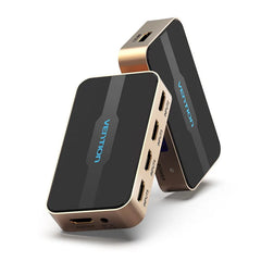 VENTION ACDG0 5 IN 1 OUT GOLD HDMI SWITCHER