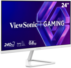 VIEWSONIC VX24G30-W 24" FHD IPS 240HZ WHITE GAMING MONITOR