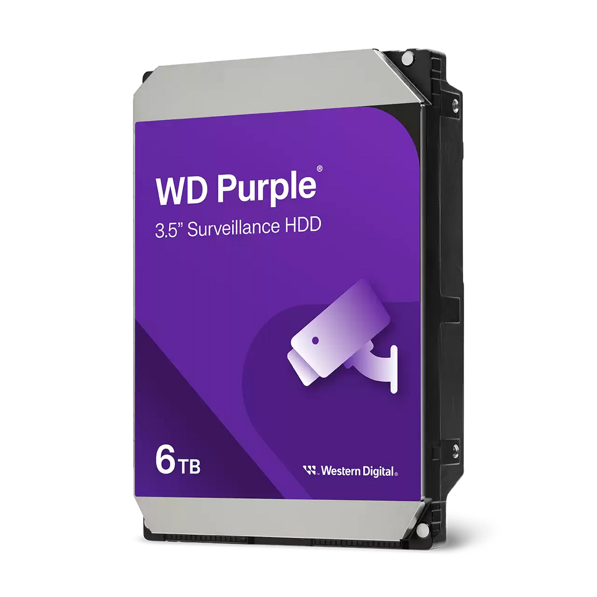 WESTERN DIGITAL 6TB WD PURPLE HARD DRIVE 3.5' FOR CCTV