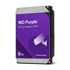 WESTERN DIGITAL 6TB WD PURPLE HARD DRIVE 3.5' FOR CCTV