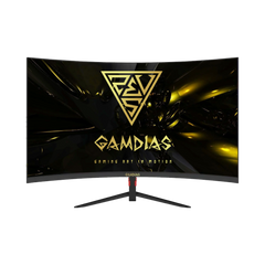 GAMDIAS ATLAS HD24C II 24" VA 180HZ FHD CURVED GAMING MONITOR