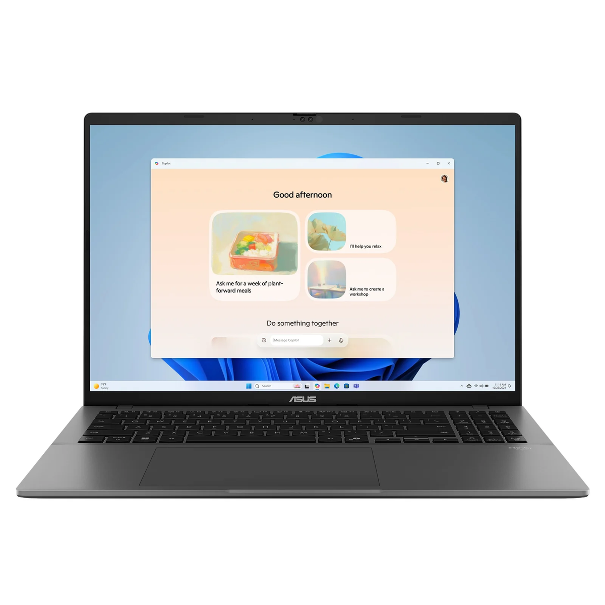 ASUS VIVOBOOK S3607VA-RP099WSM INTEL CORE 5 210H 16GB DDR5 MEM 512GB SSD 16" WUXGA IPS 144HZ WIN11 MATTE GRAY OFFICE HOME 2024